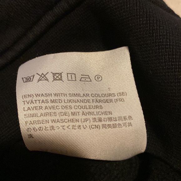 Acne studios yala black cotton fleece hoodie size M - Picture 15 of 15